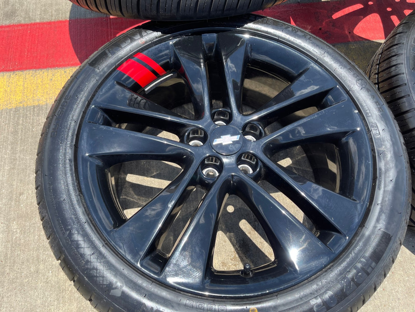 18" Chevy Cruze Trax Sonic REDLINE OEM wheels rims 5477 5828 5x105 tires SET