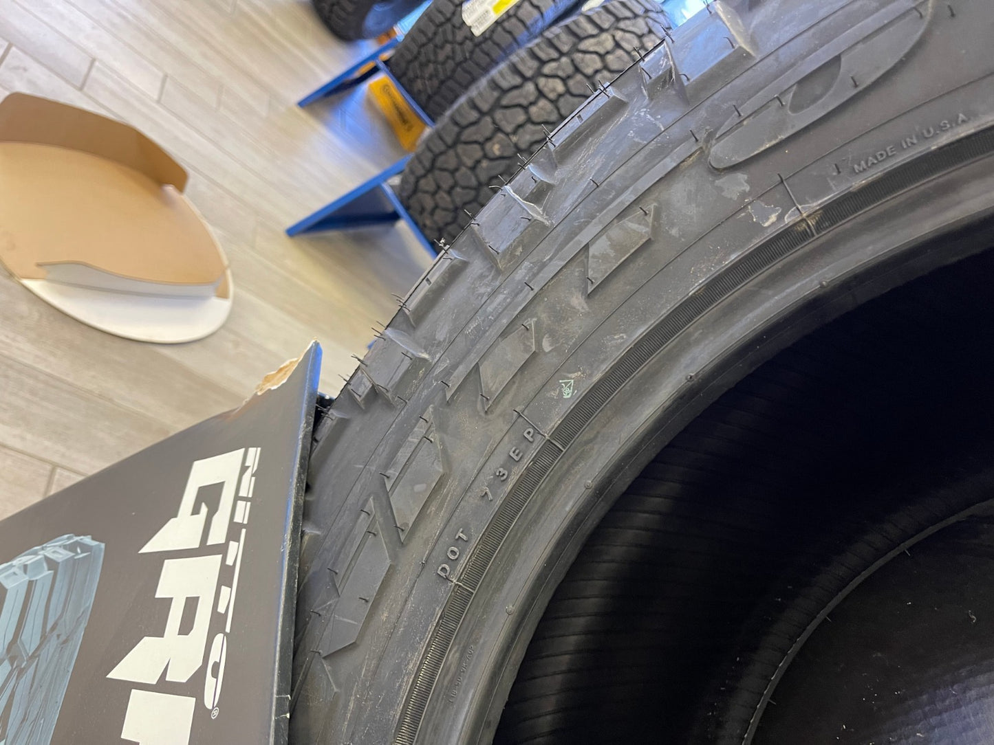 (1) 35x12.5x18 Nitto Ridge Grappler R/T tire 128Q F 12 PLY NEW