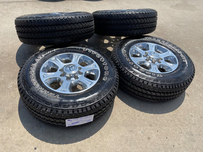 18" Ram 2500 3500 Laramie Power Wagon OEM 2692 wheels rims FIRESTONE SET NEW