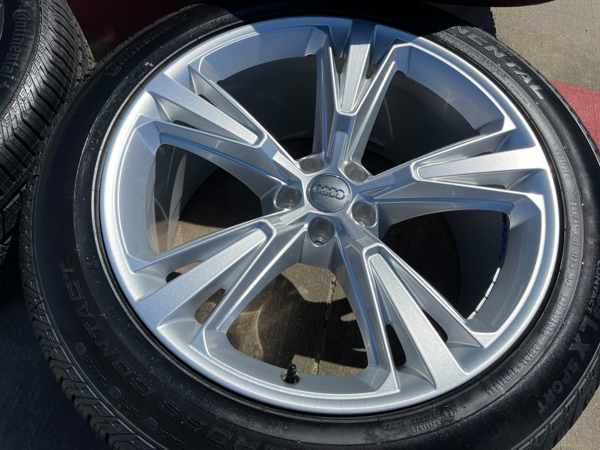 21" 21x10 Audi SQ5 SQ7 SQ8 OEM 59063 wheels rims Q7 Q8 Q5 RS S SET PIRELLI NEW
