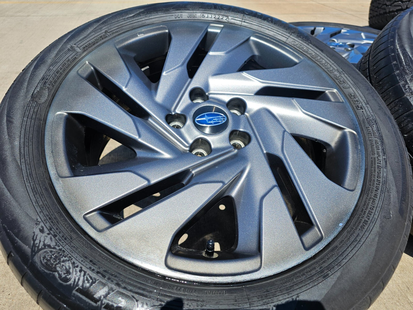 18" Subaru Outback Legacy Forester OEM wheels rims  tires 2023 2024 2025