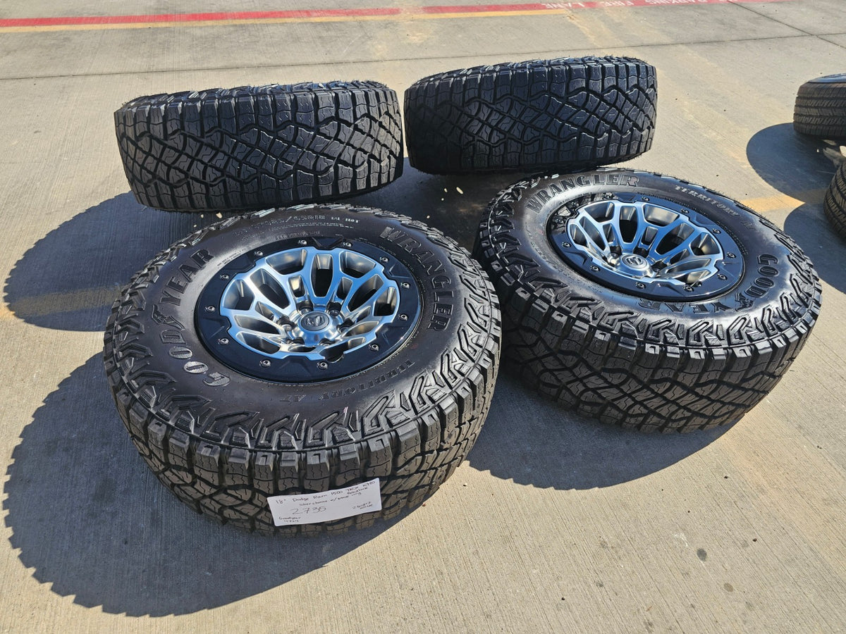 18" Dodge Ram 1500 TRX Beadlock OEM 2735 RHO wheels rims SET 2024 2025 2026