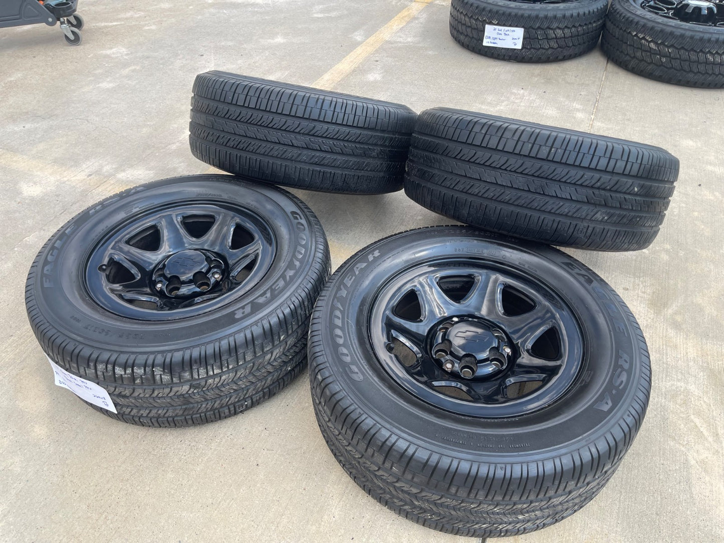 17" Chevy Tahoe PPV OEM Police Package 8111 SET wheels rims tires