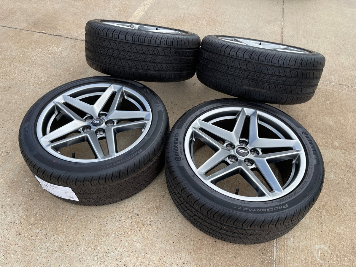 19" Ford Mustang Stealth GT OEM 10595 wheels rims 2024 2025 2026 2027 SET NEW