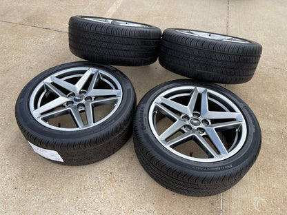 19" Ford Mustang Stealth GT OEM 10595 wheels rims 2024 2025 2026 2027 SET NEW