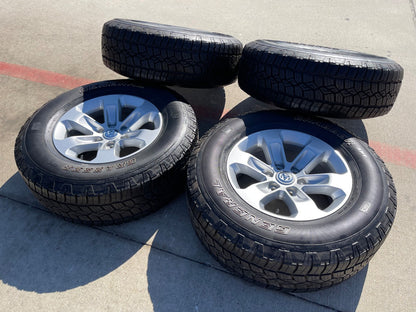 18" Dodge Ram 1500 OEM wheels rims 2672 tires GENERAL A/TP