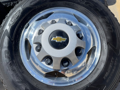 17" Chevy Silverado GMC Sierra 3500 Dually rims wheels SET OEM 5519 5520 8094