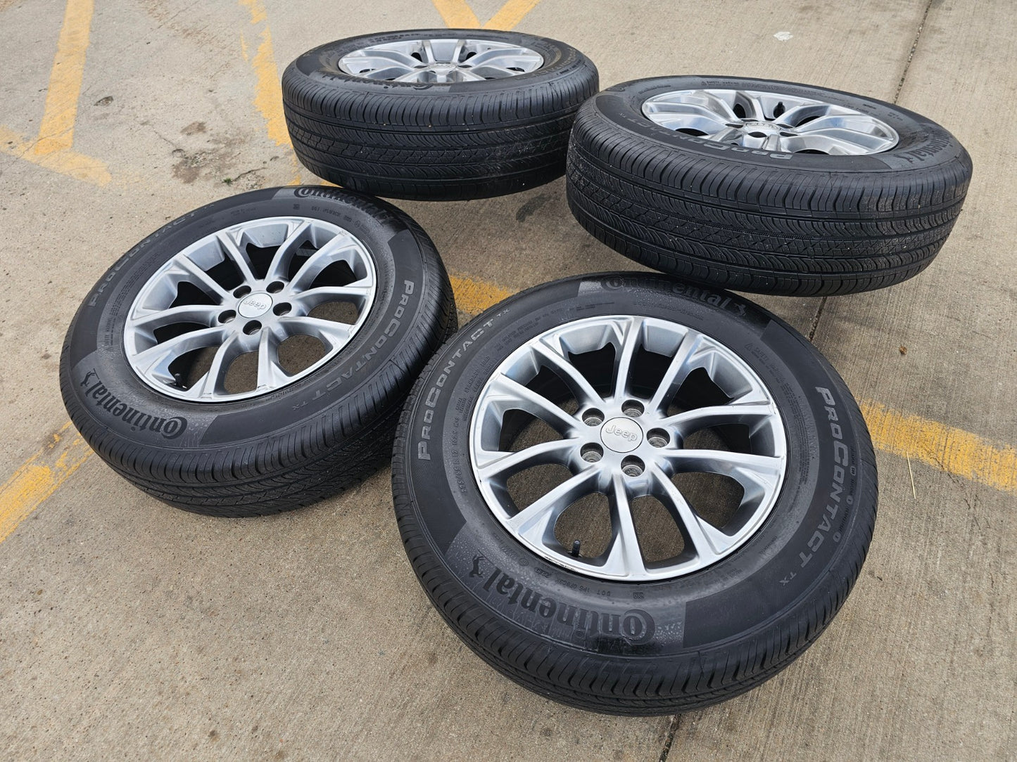 17" Jeep Cherokee wheels OEM rims Compass Renegade 9201 9202 tires