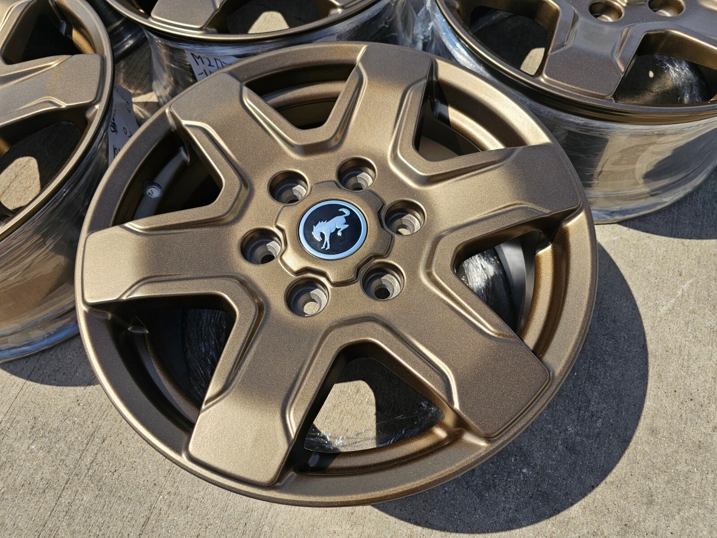 (4) 17" Ford Bronco wheels rims 95292 10383 SASQUATCH Ranger 2023 2024 2025 NEW