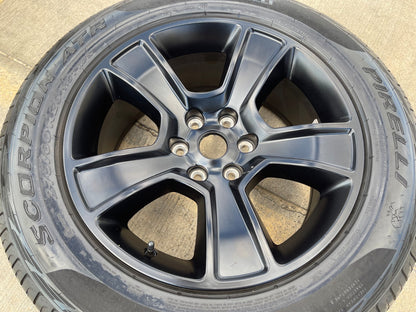 20" Dodge Ram 1500 OEM LIMITED Black 2676 2723 wheel rim PIRELLI A/TR single
