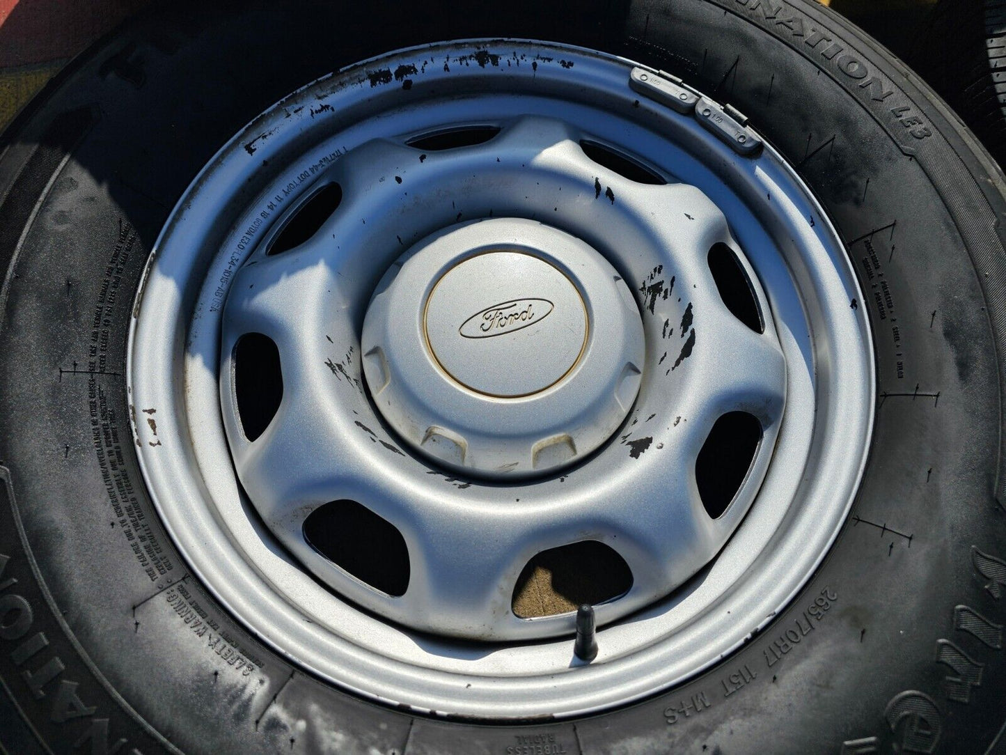17" Ford F-150 OEM rims wheels 3857 tires steel 2020 2021 2022 2023 2024