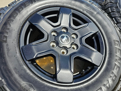 17" Ford Bronco wheels rims 95292 10383 SASQUATCH Ranger 2023 2024 2025 NEW