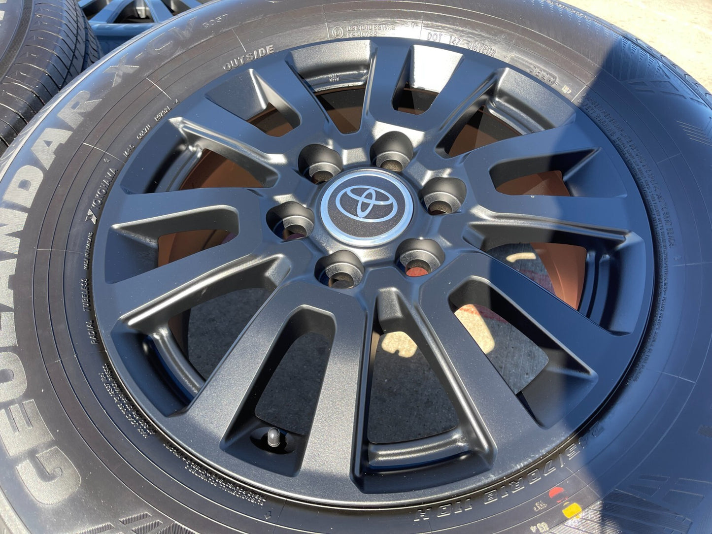 18" Toyota Land Cruiser OEM wheels rims tires Tundra Sequoia 2024 2025 2026 NEW