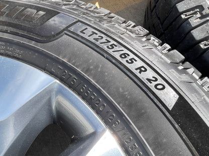 20" Chevy Silverado GMC Sierra 2500 3500 OEM 5960 5947 wheels rims SET MICHELIN