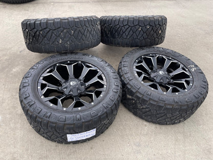 20" 20x9 FUEL Assault D546 Toyota Tundra TSS TRD wheels rims 5x139 5x150 NITRO