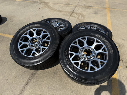 20" Ford F-250 F-350 OEM Lariat wheels rims 10292 tires SET MICHELIN A/T2
