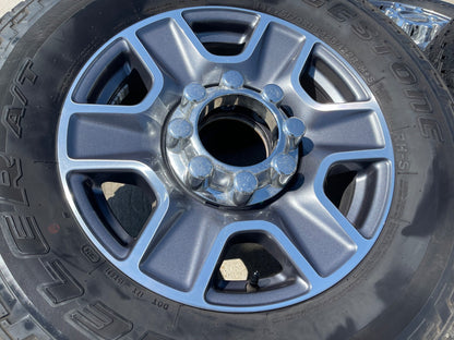18" Ford F-250 F-350 Lariat FX-4 OEM wheels 10480 10298 tires BRIDGESTONE A/T