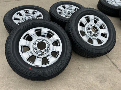 20" Ford F-250 F-350 OEM chrome Lariat 10295 wheels rims 2024 2025 NEW