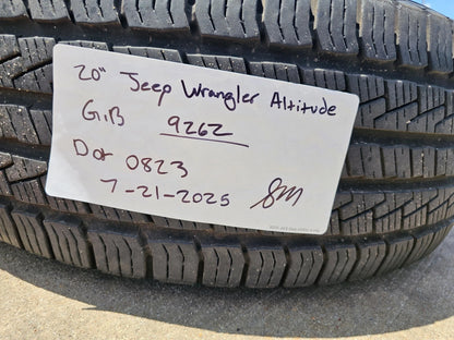20" Jeep Wrangler HIGH ALTITUDE 9262 96902 OEM wheels rims Gladiator PIRELLI