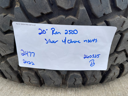 20" Dodge Ram 2500 3500 OEM 2477 CHROME wheels rims tires 35"