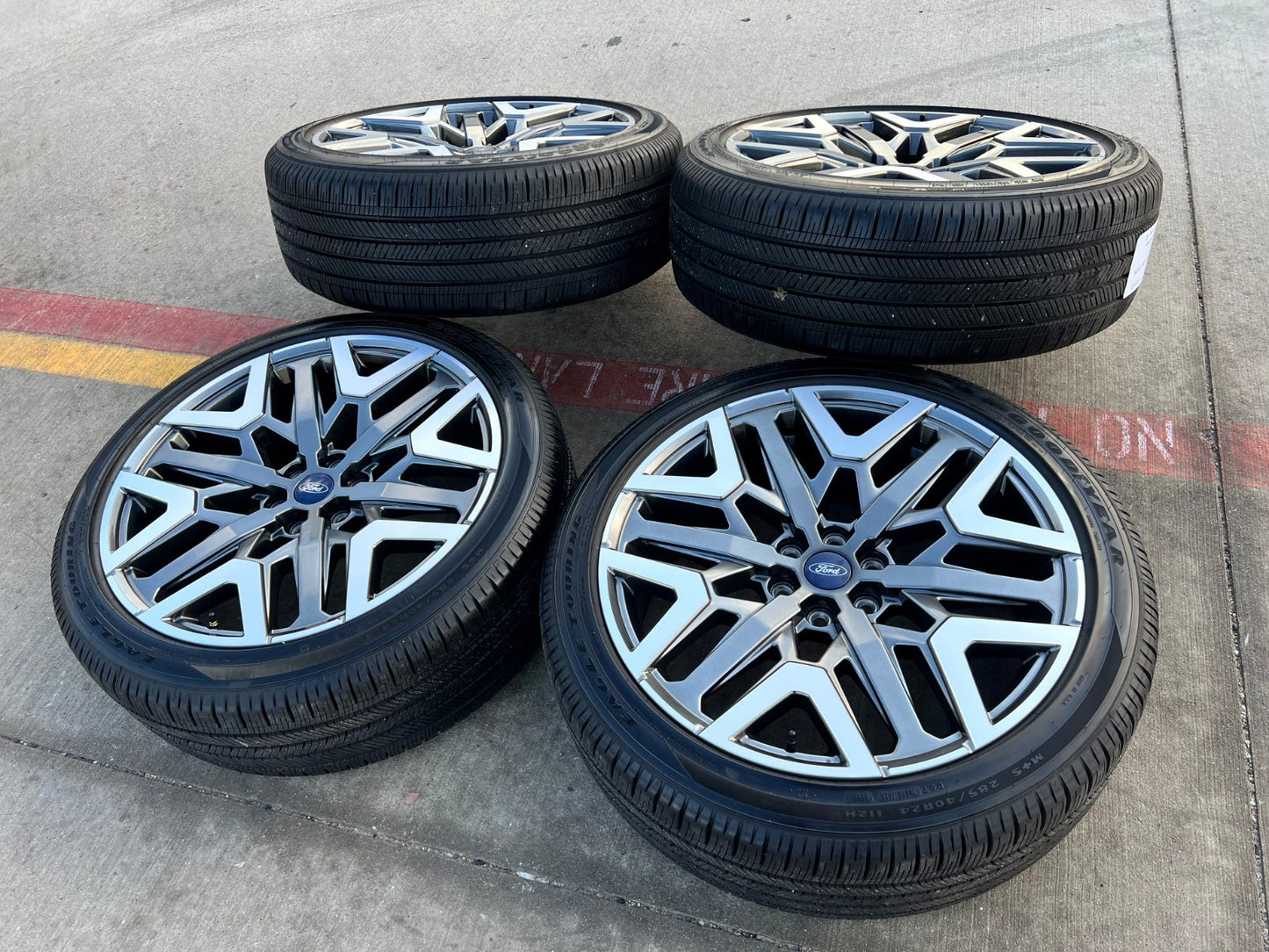 24" Ford F-150 LIMITED Plus OEM rims wheels Expedition 2024 2025 2026 NEW