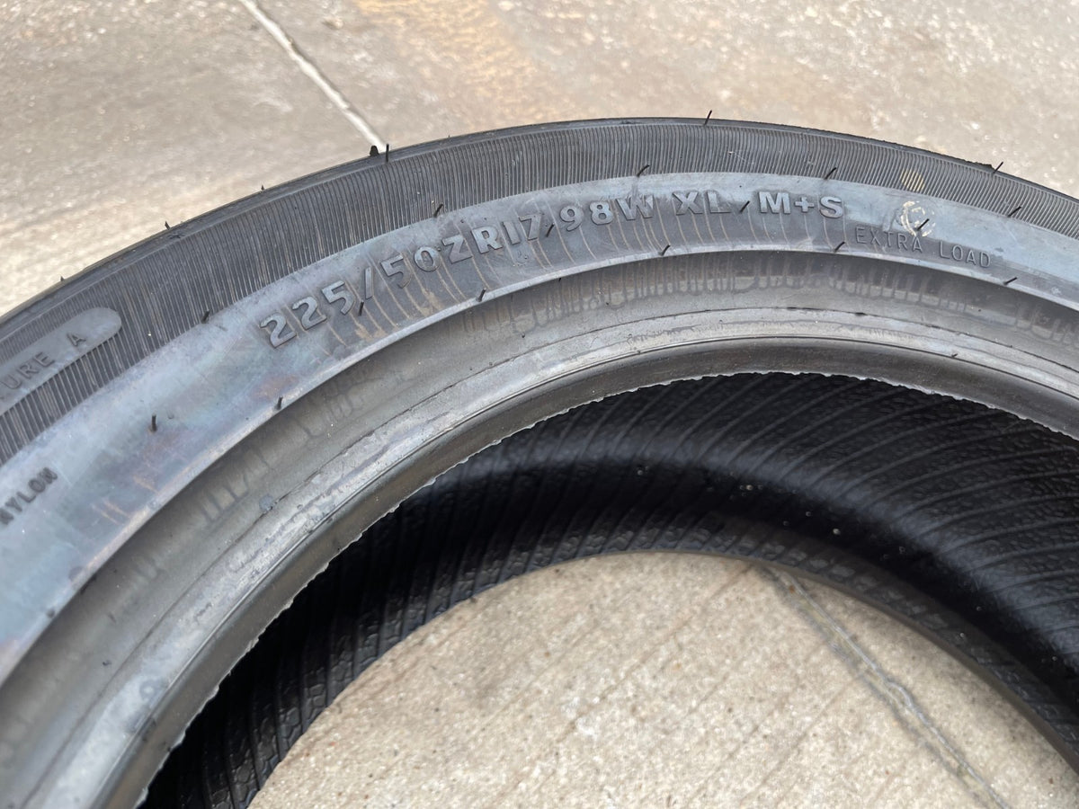 (1) 225/50/17 Advanta HPZ-01+ tire 225/50R17 98W XL M+S NEW