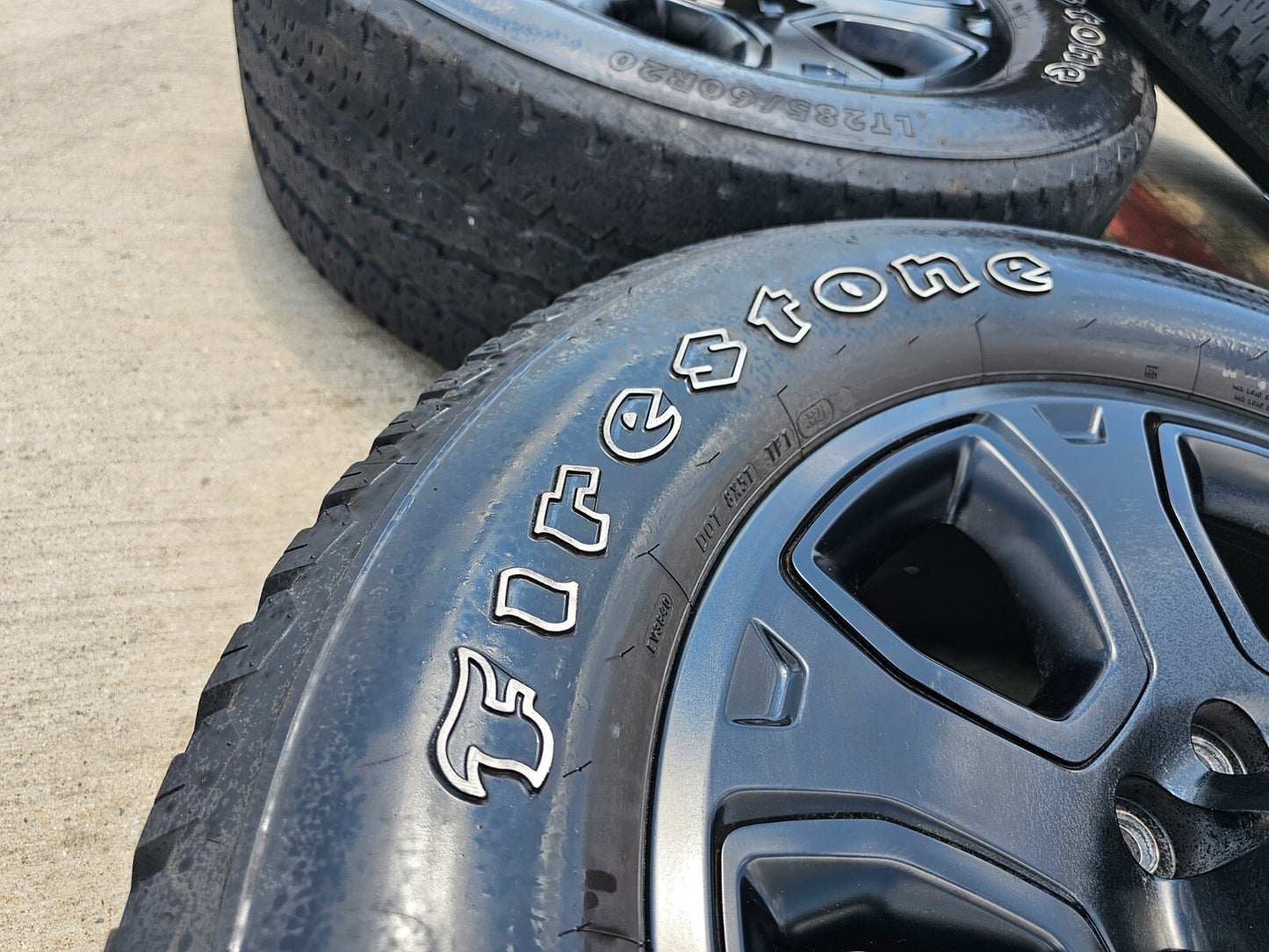 20" Dodge Ram 2500 3500 OEM 2477 black wheels rims tires