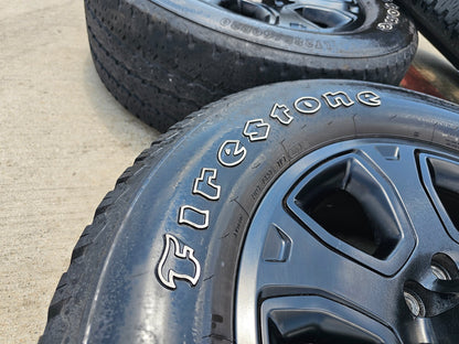 20" Dodge Ram 2500 3500 OEM 2477 black wheels rims tires