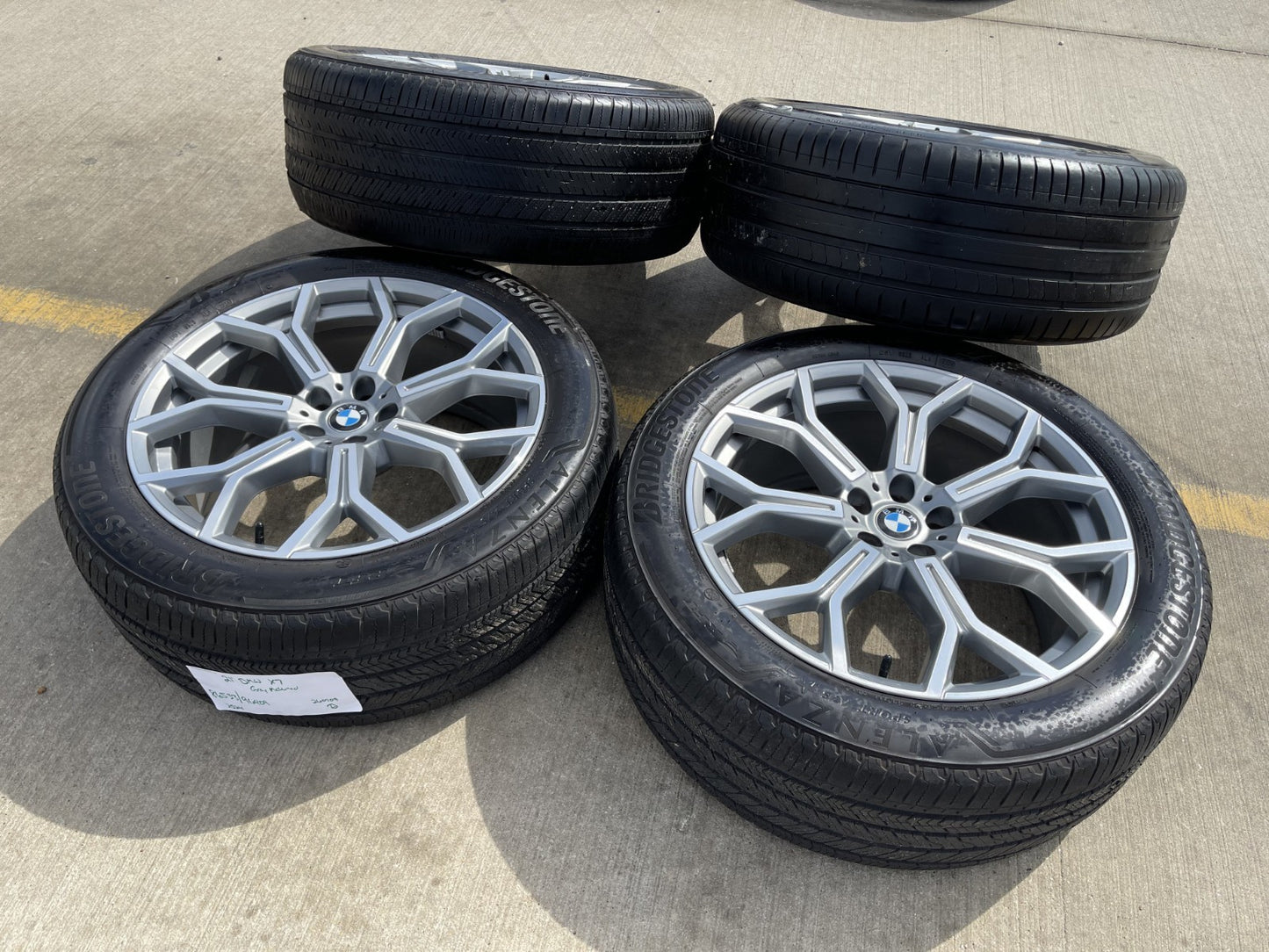 21" BMW X6 X7 OEM 86533 96409 Series 753 wheels rims tires BRIDGESTONE