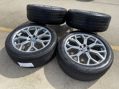 21" BMW X6 X7 OEM 86533 96409 Series 753 wheels rims tires BRIDGESTONE