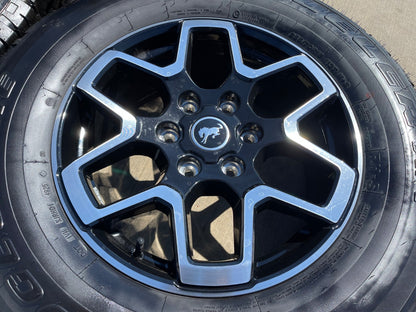 18" Ford Bronco wheels rims black 95213 Ranger SET 2024 2025 2026 2027 NEW