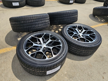 21" Jeep Grand Cherokee L OEM wheels rims 9291 Durango tires CONTINENTAL
