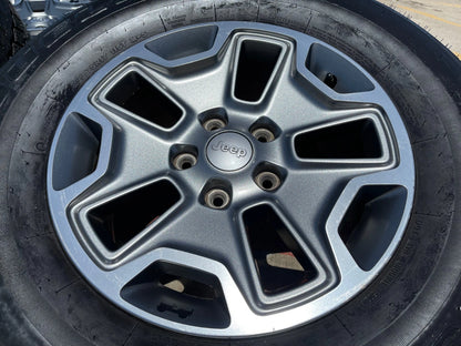 17" Jeep Wrangler Gladiator OEM Rubicon wheels rims 9118 tires