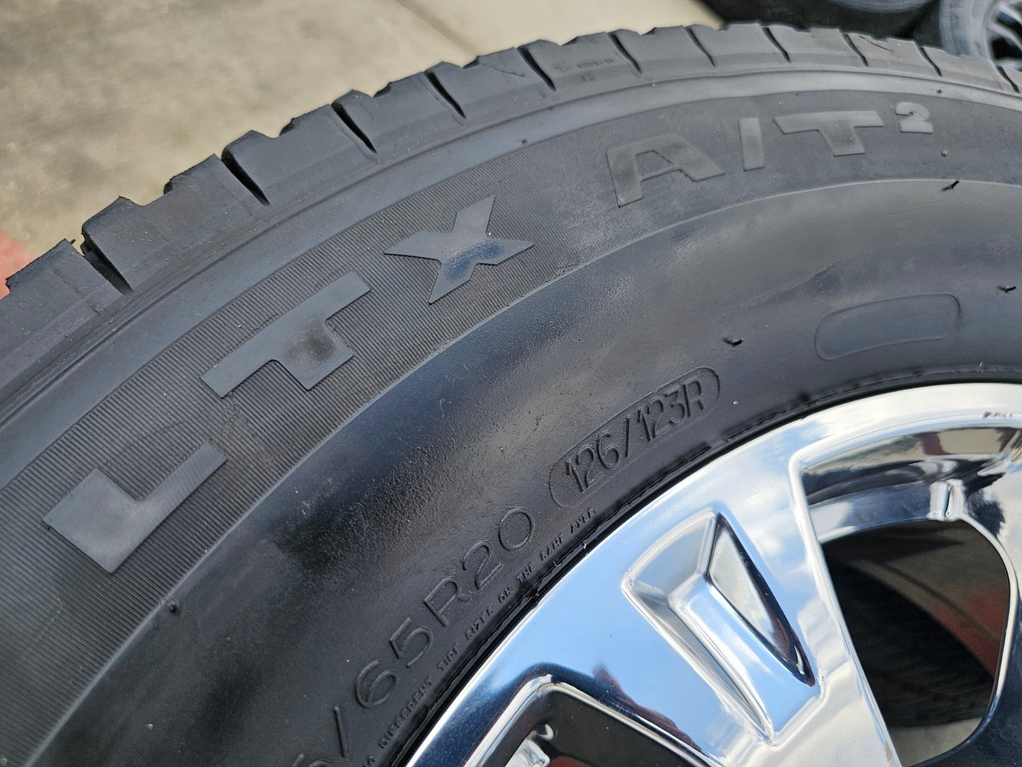 20" Ford F-250 F-350 KING RANCH OEM 10291 rims wheels tires MICHELIN LTX A/T2