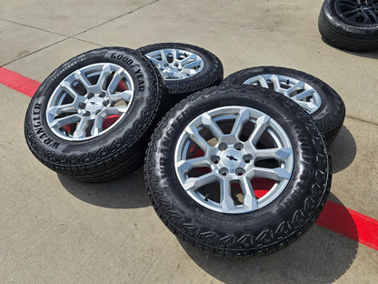 18" Chevy Silverado Suburban Tahoe OEM 14091 wheels rims GMC SET GOODYEAR NEW