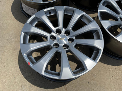 22" Chevy Silverado High Country OEM 5922 wheels rims Tahoe SET 2025 2026 2027