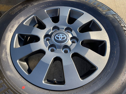 18" Toyota Land Cruiser OEM TRD wheels rims 95952 Tundra Sequoia MICHELIN NEW