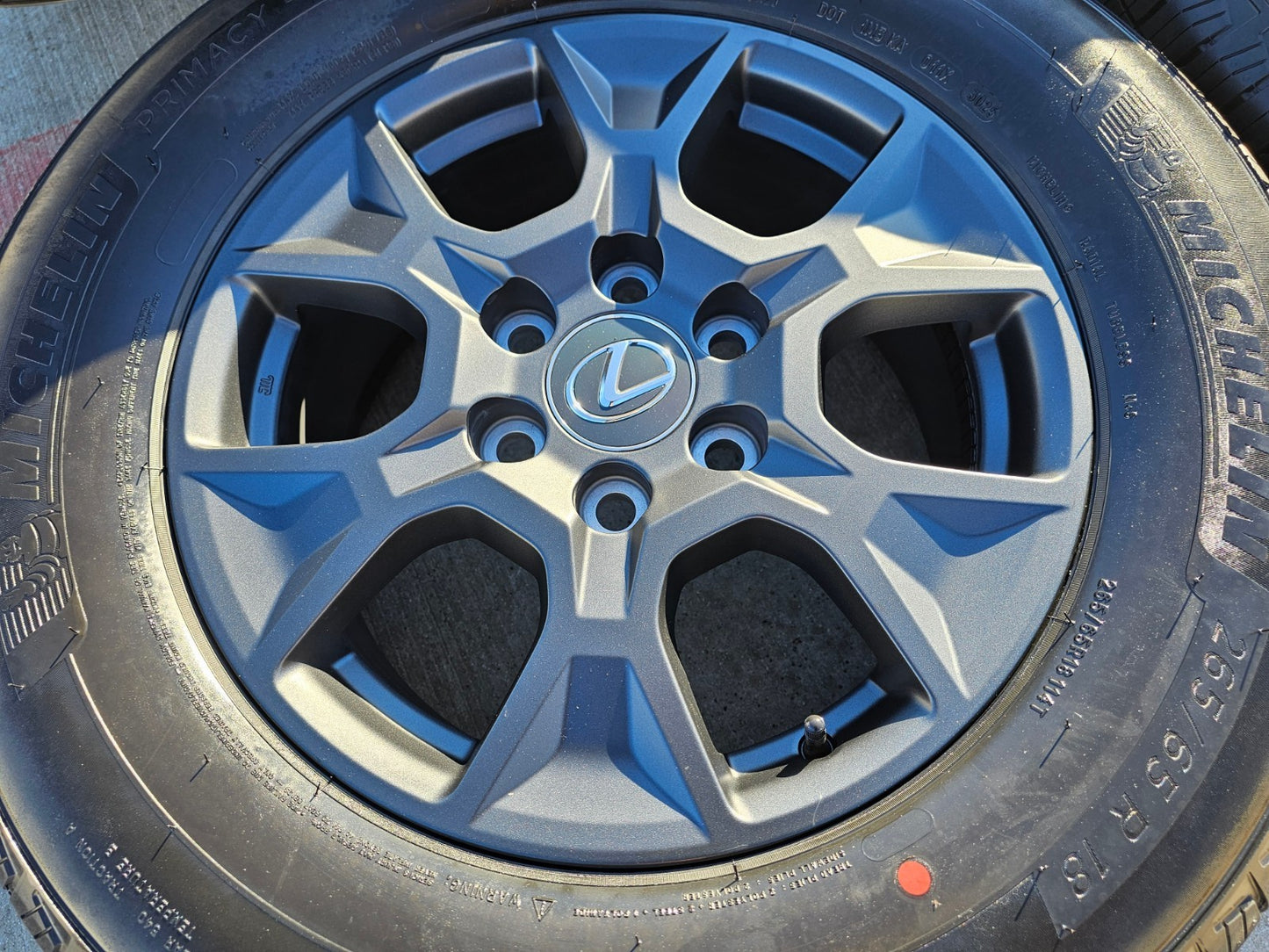 18" Lexus GX550 OEM wheels rims Toyota Land Cruiser Tundra Sequoia MICHELIN NEW