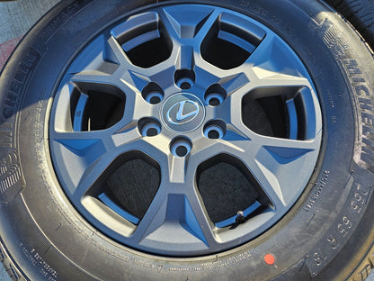 18" Lexus GX550 OEM wheels rims Toyota Land Cruiser Tundra Sequoia MICHELIN NEW