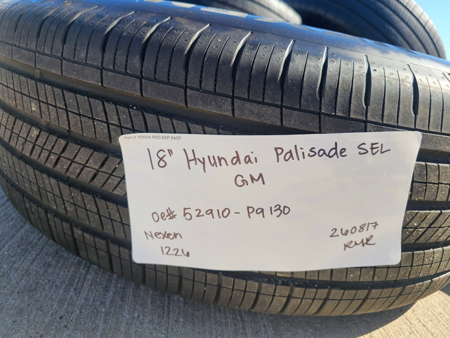 18" Hyundai Palisade Calligraphy OEM 94344 wheels rims 2025 2026 2027 SET NEW