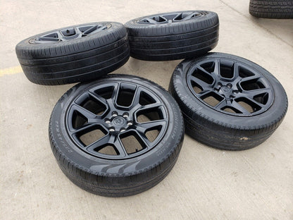 22" Dodge Ram 1500 OEM LIMITED Laramie wheels rims black 2725 2684 tires