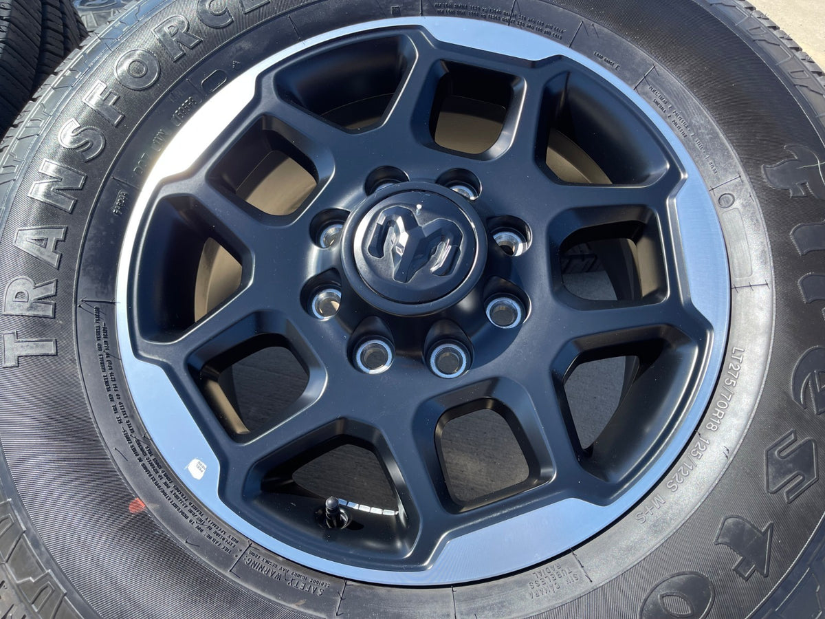 18" Dodge RAM 2500 3500 OEM 68629288 wheels rims tires FIRESTONE H/T2 SET