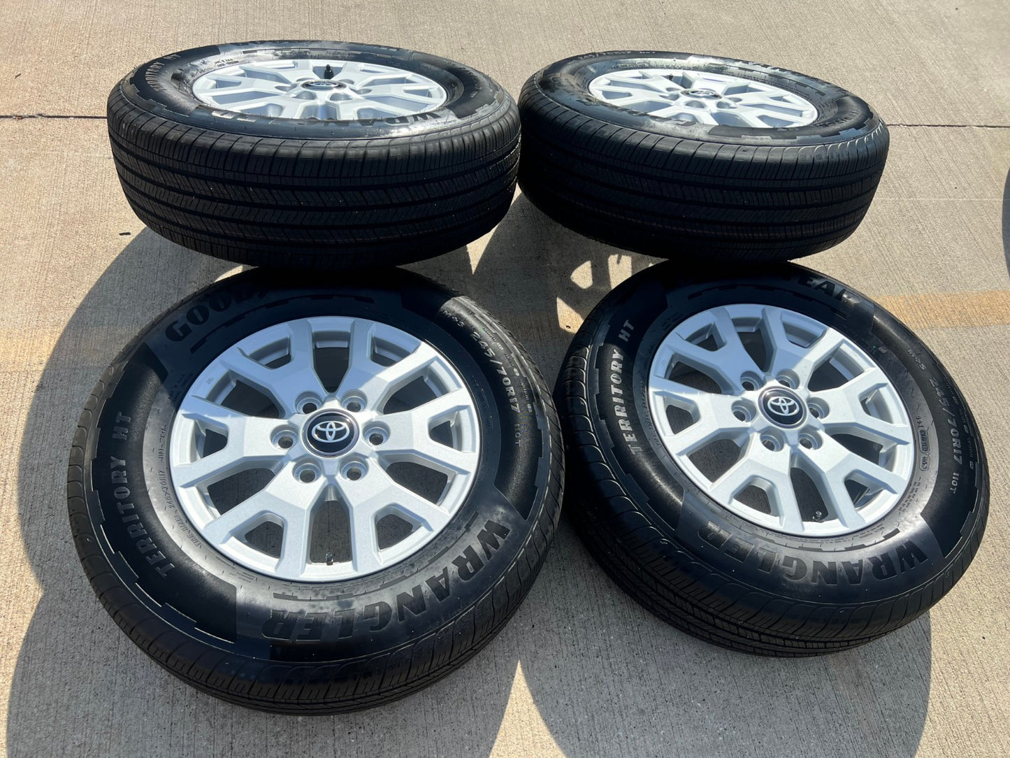 17" Toyota Tacoma 4Runner TRD OEM 94254 10637 wheels rims 2025 2026 GOODYEAR NEW