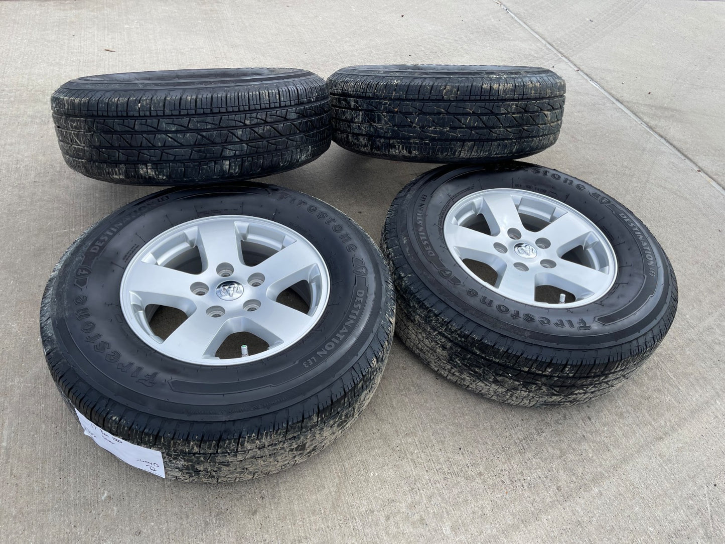17" Dodge Ram 1500 OEM 2362 wheels rims 5x139 5x5.5 FIRESTONE