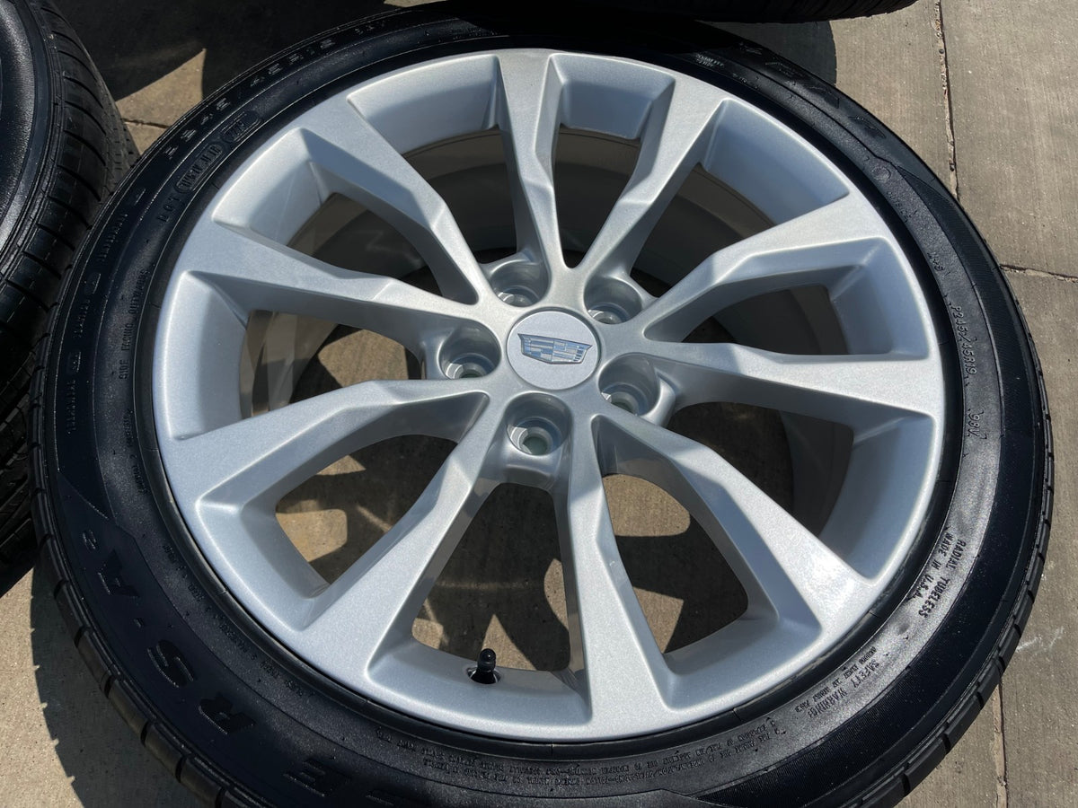 19" Cadillac XTS CT5 CT6 Platinum OEM 4729 wheels rims SET GOODYEAR