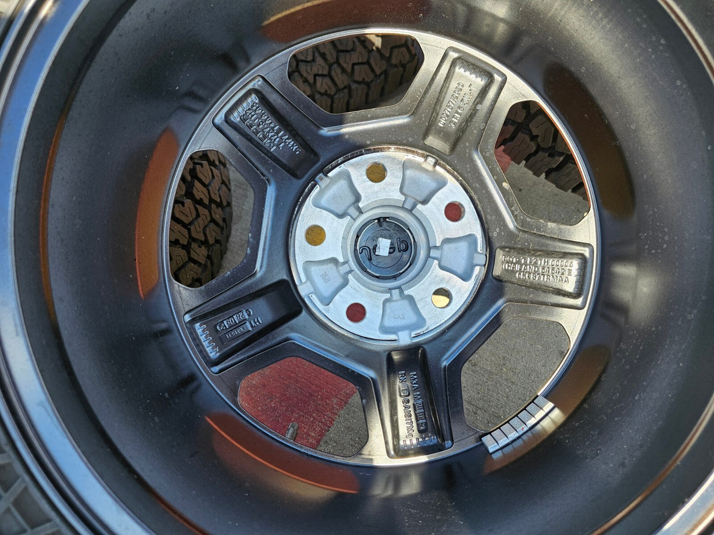 17" Jeep Wrangler Gladiator RUBICON OEM 9236 wheels rims 33" FALKEN A/T3 NEW