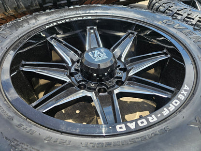 20" 20x10 AXE Off-Road Artemis Chevy Silverado GMC Sierra 2500 rims wheels 8x180