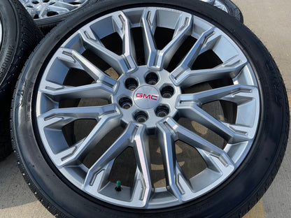 24" GMC Yukon Sierra Denali Chevy Tahoe SET OEM 10067 wheels rims 2026 2027 SET