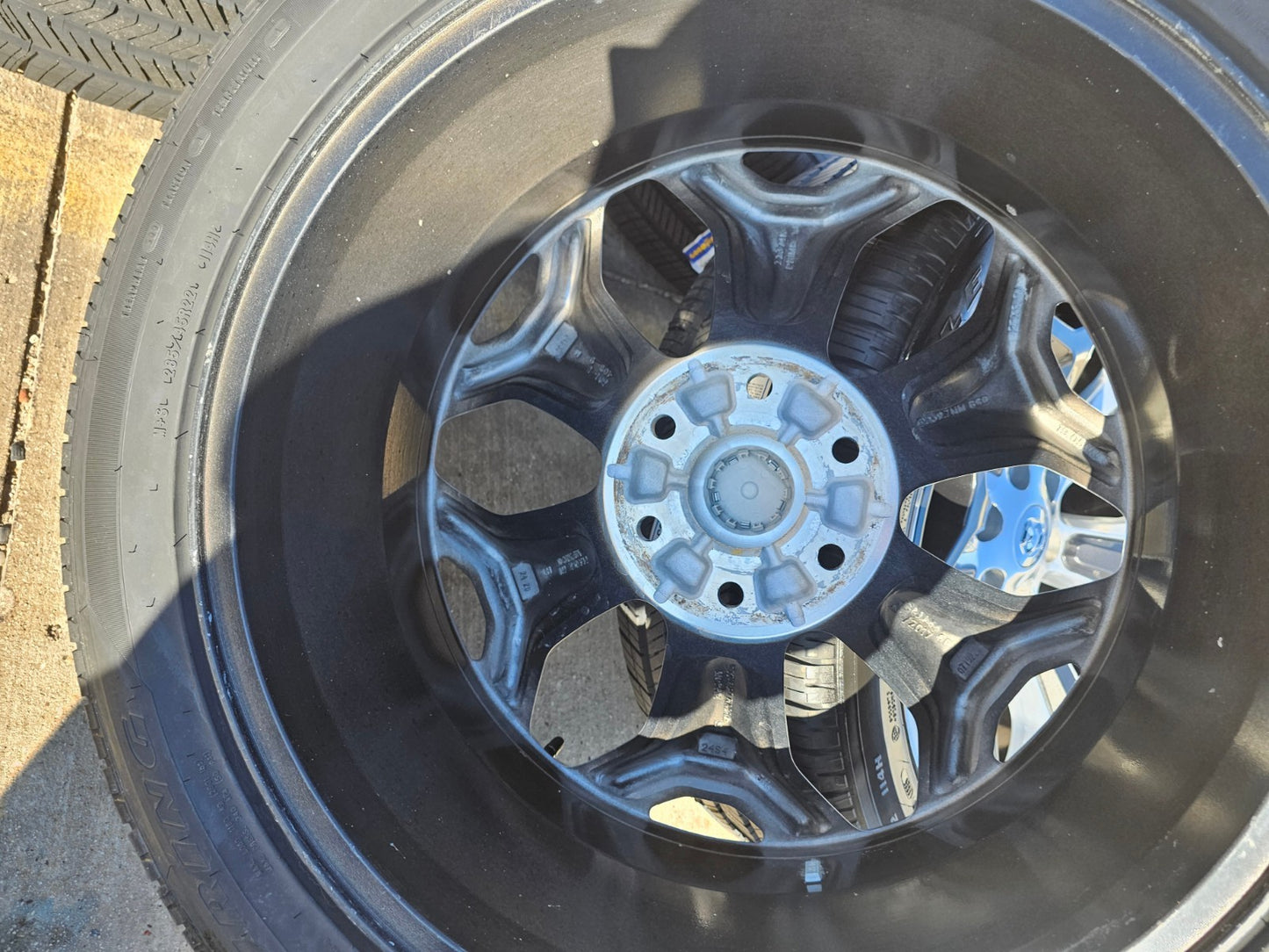 22" Dodge Ram 1500 OEM Laramie rims wheels tires 2685 GOODYEAR NEW
