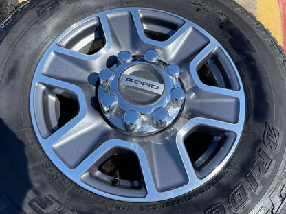18" Ford F-250 F-350 Lariat FX-4 OEM wheels 10480 10298 BRIDGESTONE A/T SET NICE